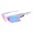 Oakley Fast Jacket Sunglasses Polished White Light Grey/Ice Iridium