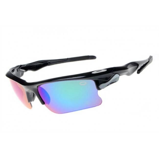 Oakley Fast Jacket Sunglasses Polished Black/Ice Iridium
