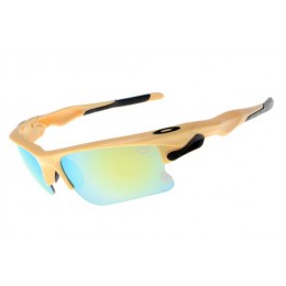 Oakley Fast Jacket Sunglasses Polished Pastel Yellow/Ruby Clear