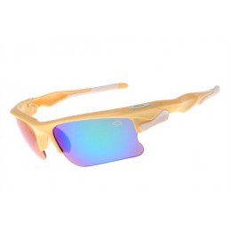 Oakley Fast Jacket Sunglasses Polished Pastel Yellow/Ice Iridium