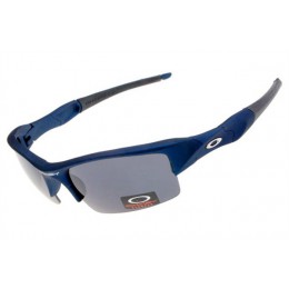 Oakley Flak Jacket Sunglasses Matte Blue/Black Iridium For Sale