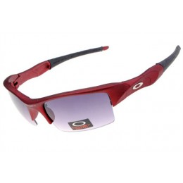 Oakley Flak Jacket Sunglasses Red Metallic/Grey Iridium