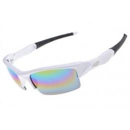 Oakley Flak Jacket Sunglasses White/Camo Iridium