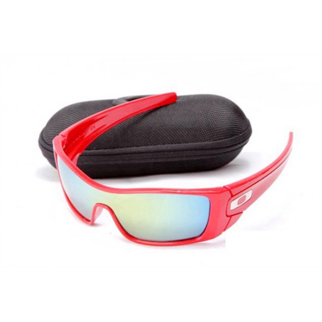Oakley Batwolf Sunglasses Polished Red/Ice Iridium