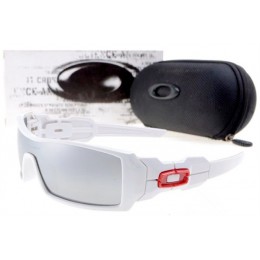 Oakley Oil Rig Sunglasses In Polished White/Silver Iridium