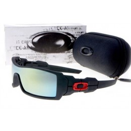 Oakley Oil Rig Sunglasses In Matte Black/Ice Iridium