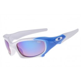 Oakley Pit Boss Sunglasses In White/Ice Iridium