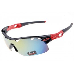 Oakley Radar Path Photochromic Sunglasses Polished Black/Red/Ice Iridium