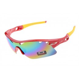 Oakley Radar Path Photochromic Sunglasses In Red Metallic/Fire Iridium