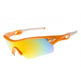 Oakley Radar Path Sunglasses In Orange Flare/Fire Iridium