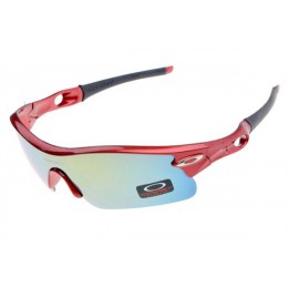 Oakley Radar Pitch Sunglasses Red Metallic/Ice Iridium
