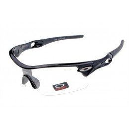 Oakley Radar Pitch Sunglasses In Polished Black/Clear Iridium