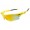 Oakley Radarlock Sunglasses In Neon Yellow/Fire Iridium