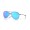 Oakley Contrail Sunglasses Satin Chrome Frame Prizm Sapphire Lens