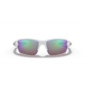 Oakley Flak 2.0 Low Bridge Fit Sunglasses Polished White Frame Prizm Golf Lens