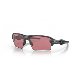 Oakley Flak 2.0 Xl Sunglasses Steel Frame Dark Prizm Dark Golf Lens