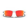 Oakley Flak 2.0 Xl Team Colors Sunglasses Polished White Frame Prizm Ruby Lens
