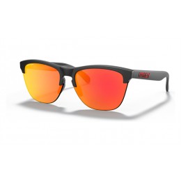 Oakley Frogskins Lite Sunglasses Matte Black Frame Prizm Ruby Lens
