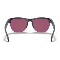 Oakley Frogskins Lite Sunglasses Matte Black Frame Prizm Violet Lens