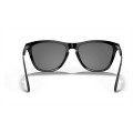 Oakley Frogskins Mix Sunglasses Polished Black White Frame Prizm Black Lens