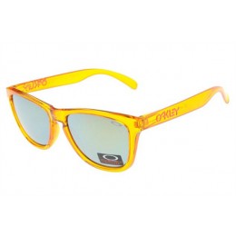 Oakley Frogskins Sunglasses In Yellow Clear And Warm Grey