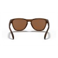 Oakley Frogskins Xs Youth Fit Sunglasses Matte Brown Tortoise Frame Prizm Tungsten Lens
