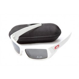 Oakley Gascan Sunglasses In White/Black Iridium