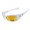 Oakley Hijinx Sunglasses In White And Fire Iridium
