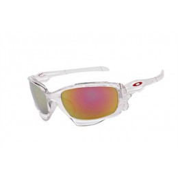 Oakley Jawbone Sunglasses In Clear/Fire Iridium