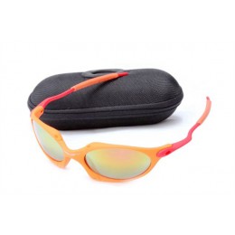 Oakley Juliet Sunglasses In Orange Flare/Fire Iridium