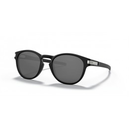 Oakley Latch Low Bridge Fit Sunglasses Matte Black Ink Frame Prizm Black Polarized Lens