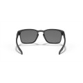 Oakley Latch Square Low Bridge Fit Sunglasses Matte Black Ink Frame Prizm Black Polarized Lens