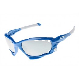 Oakley Racing Jacket Sunglasses In Island Blue/Grey Iridium Limited Edition Fathom