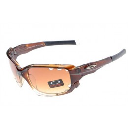 Oakley Racing Jacket Sunglasses In Brown Tortoise/Persimmon Limited Edition Fathom