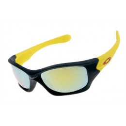 Oakley Pit Bull Sunglasses In Matte Black /Yellow And Fire Iridium