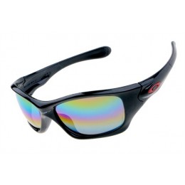 Oakley Pit Bull Sunglasses In Polished Black/Colorful Iridium