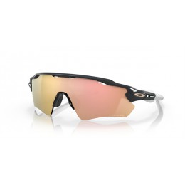 Oakley Radar Ev Path Heritage Colors Collection Sunglasses Carbon Frame Prizm Rose Gold Lens