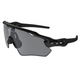 Oakley Radar Sunglasses Polished Black Frame Black Lens