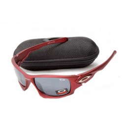 Oakley Ten Sunglasses In Matte Red/Black Iridium
