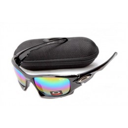 Oakley Ten Sunglasses In Polished Black/Ice Iridium