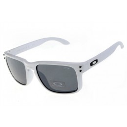 Oakley Holbrook Sunglasses White/Silver Grey