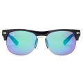 Ray Ban Rb20257 Clubmaster Sunglasses Black/Crystal Blue