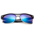 Ray Ban Rb20257 Clubmaster Sunglasses Black/Crystal Blue