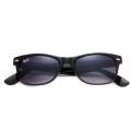 Ray Ban Rb2132 Wayfarer Sunglasses Black/Clear Purple