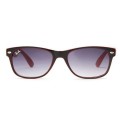 Ray Ban Rb2132 Wayfarer Sunglasses Black With Fire/Light Purple