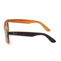 Ray Ban Rb2140 Original Wayfarer Sunglasses Black With Orange/Light Brown