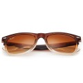 Ray Ban Rb2140 Original Wayfarer Sunglasses Clear Brown/Light Orange
