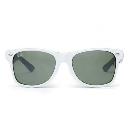 Ray Ban Rb2140 Original Wayfarer Sunglasses White/Light Green