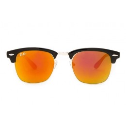 Ray Ban Rb3016 Clubmaster Sunglasses Black/Orange