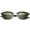 Ray Ban Rb3016 Clubmaster Sunglasses Black/Light Green